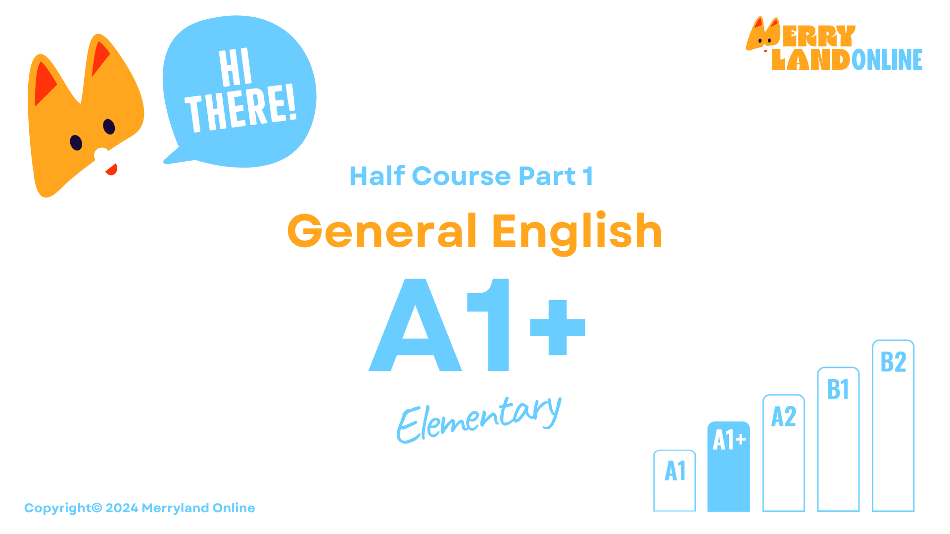 General English A1+ Half Course Part 1